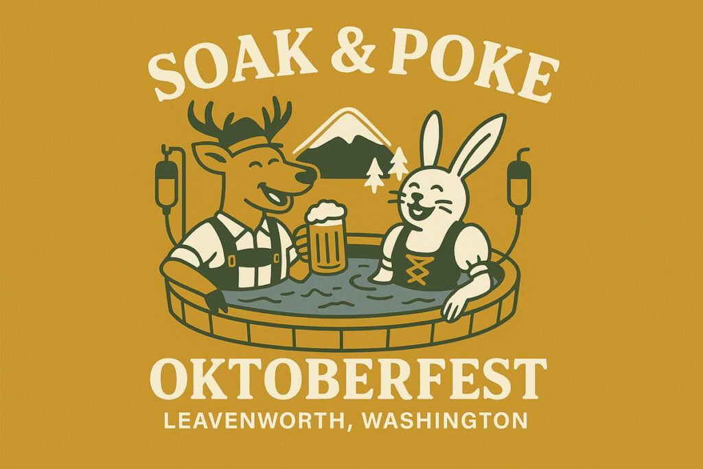 Oktoberfest soak and poke ad image